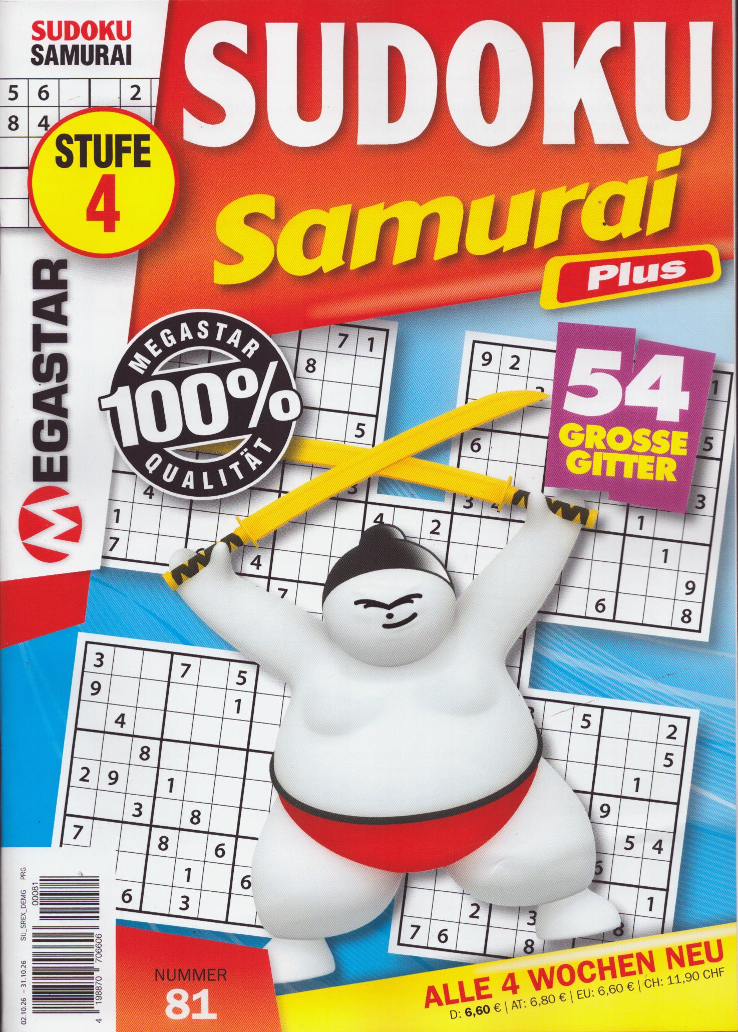 Sudoku Samurai Plus 81/2026