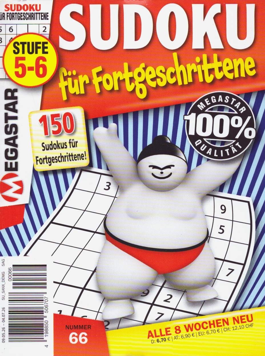 150 Sudoku f. Fortgeschrittene 66/2026