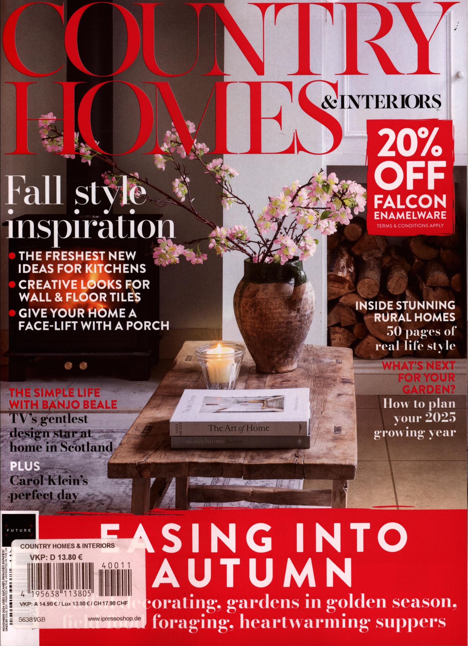 COUNTRY HOMES & INTERIORS 11/2024