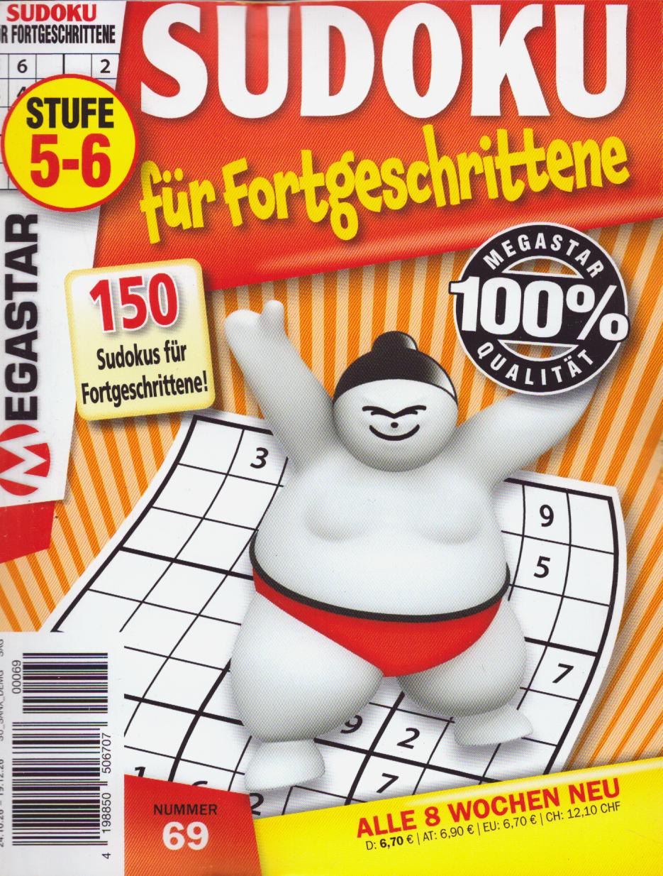 150 Sudoku f. Fortgeschrittene 69/2026