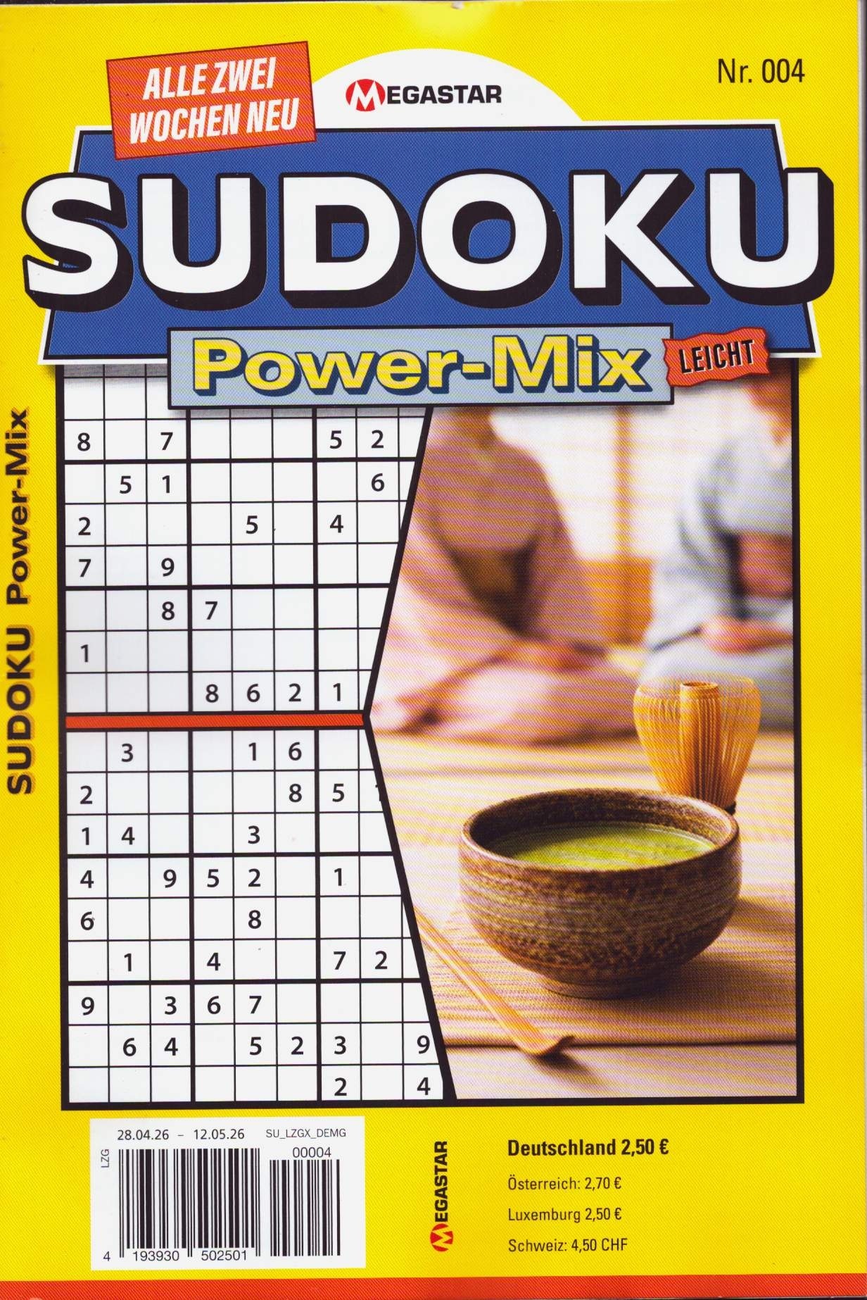 Sudoku Power Mix leicht 4/2026