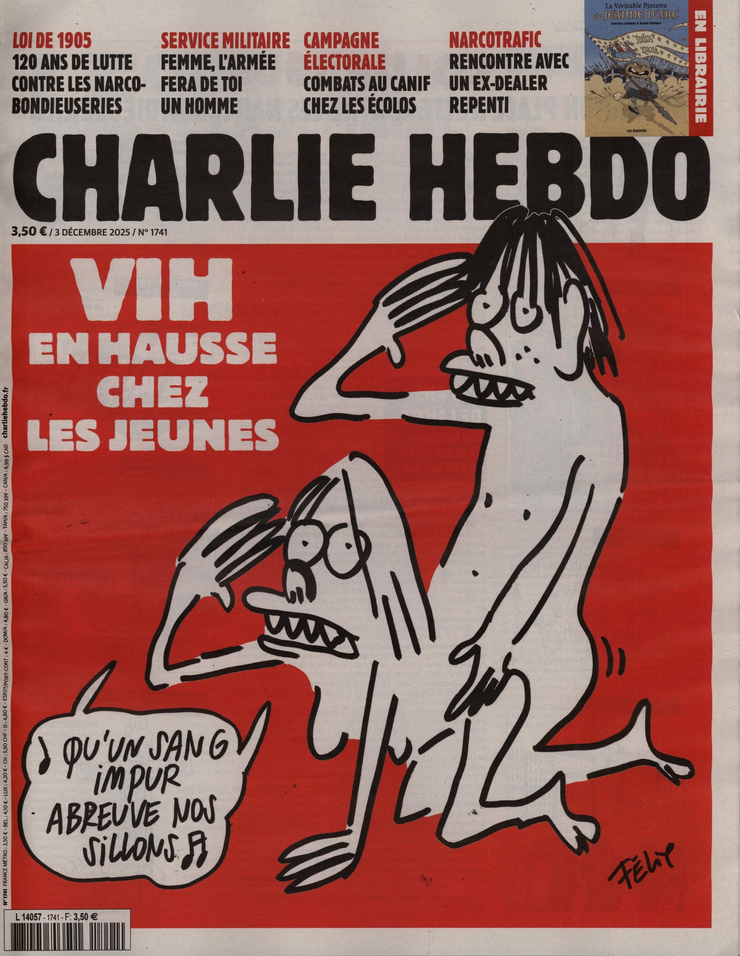 CHARLIE HEBDO 1741/2025