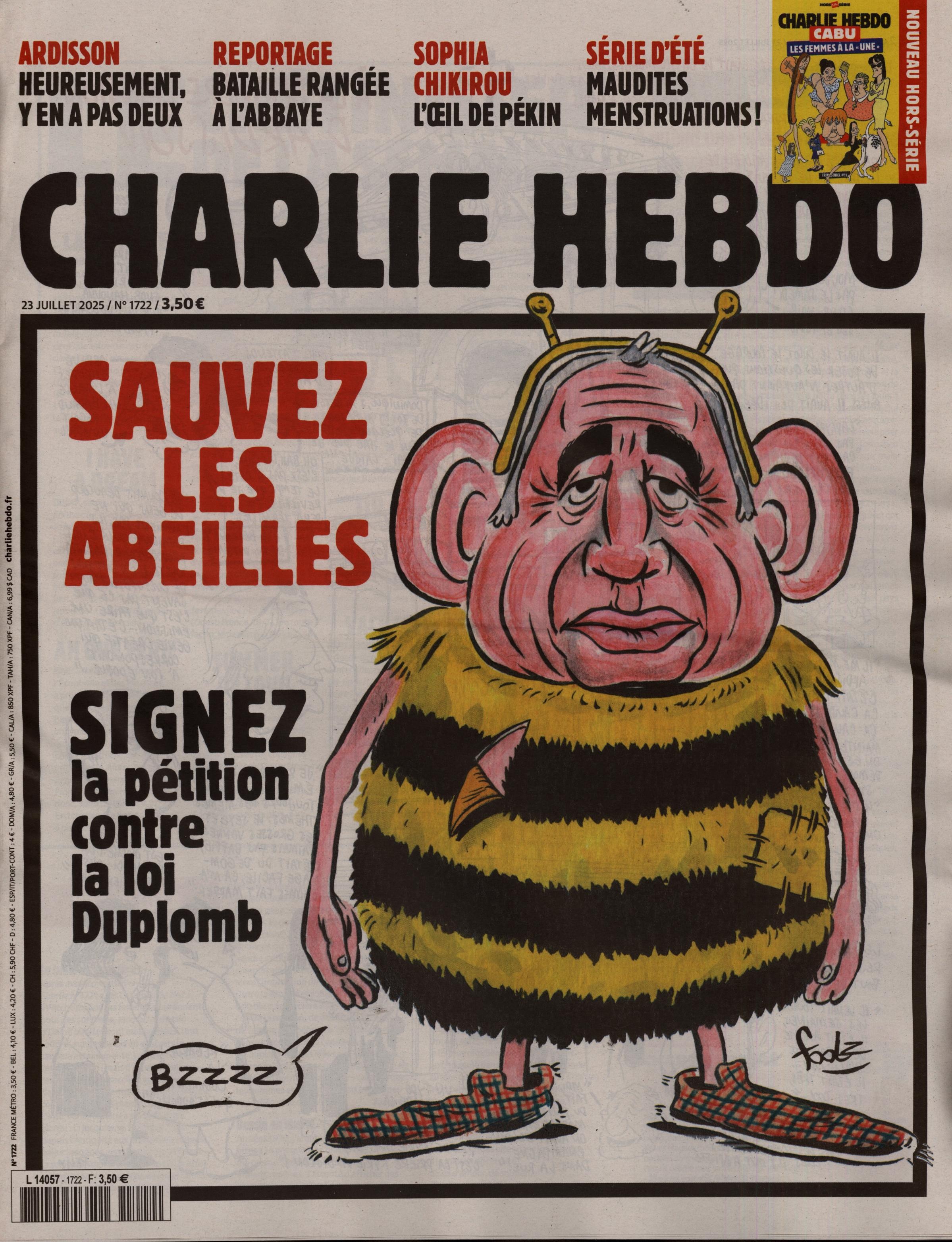 CHARLIE HEBDO 1722/2025
