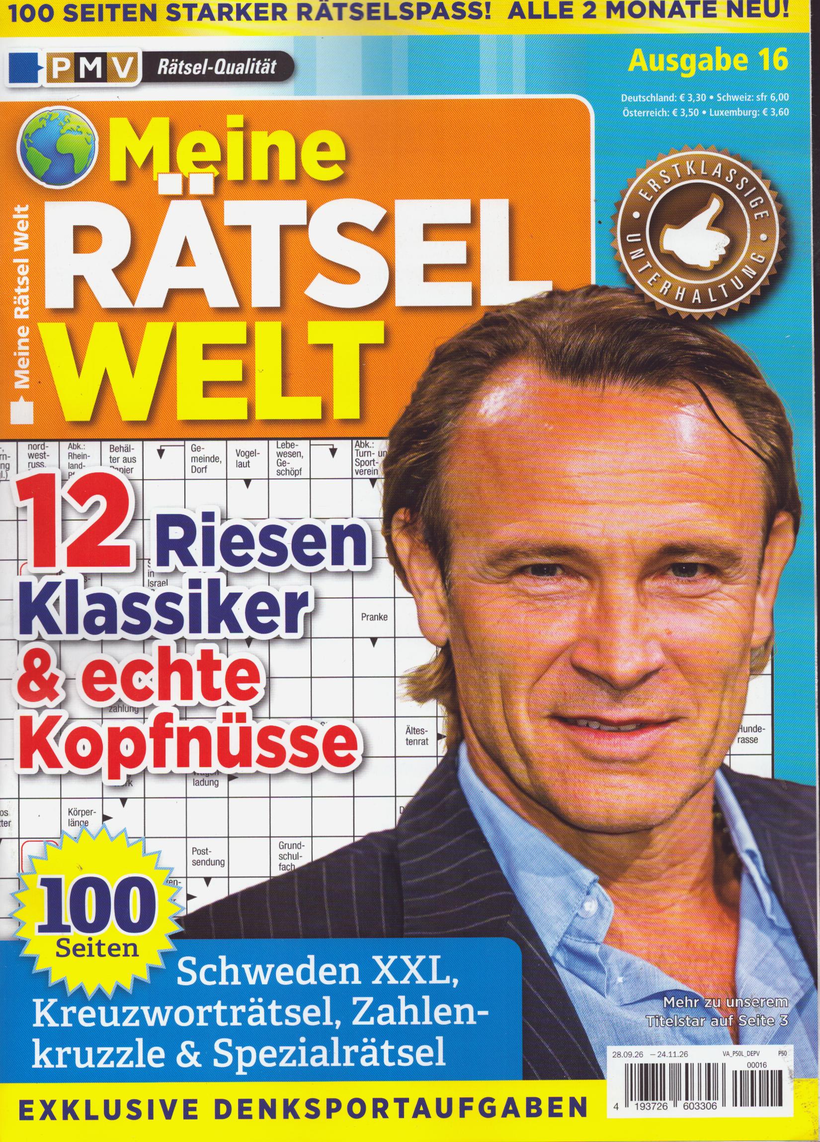 Meine Rätsel Welt 16/2026