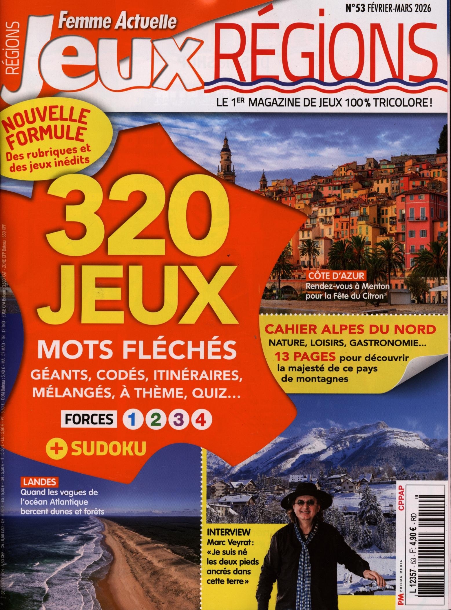 Femme Actuelle Jeux Régions 53/2026