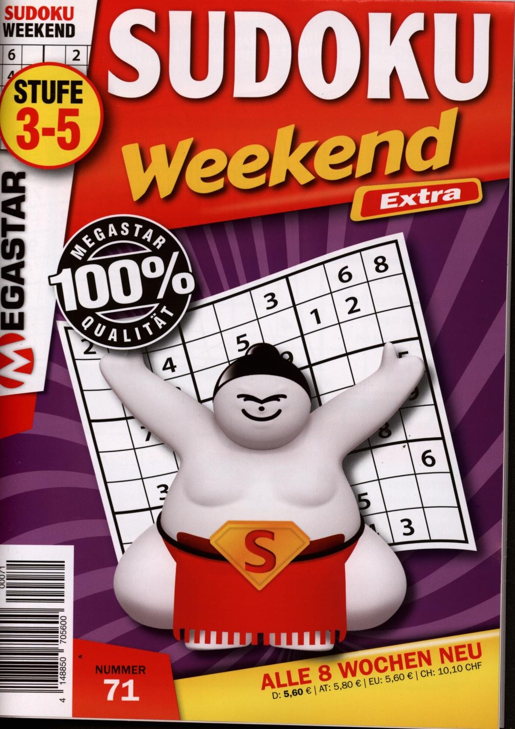 Sudoku Weekend Extra 71/2025