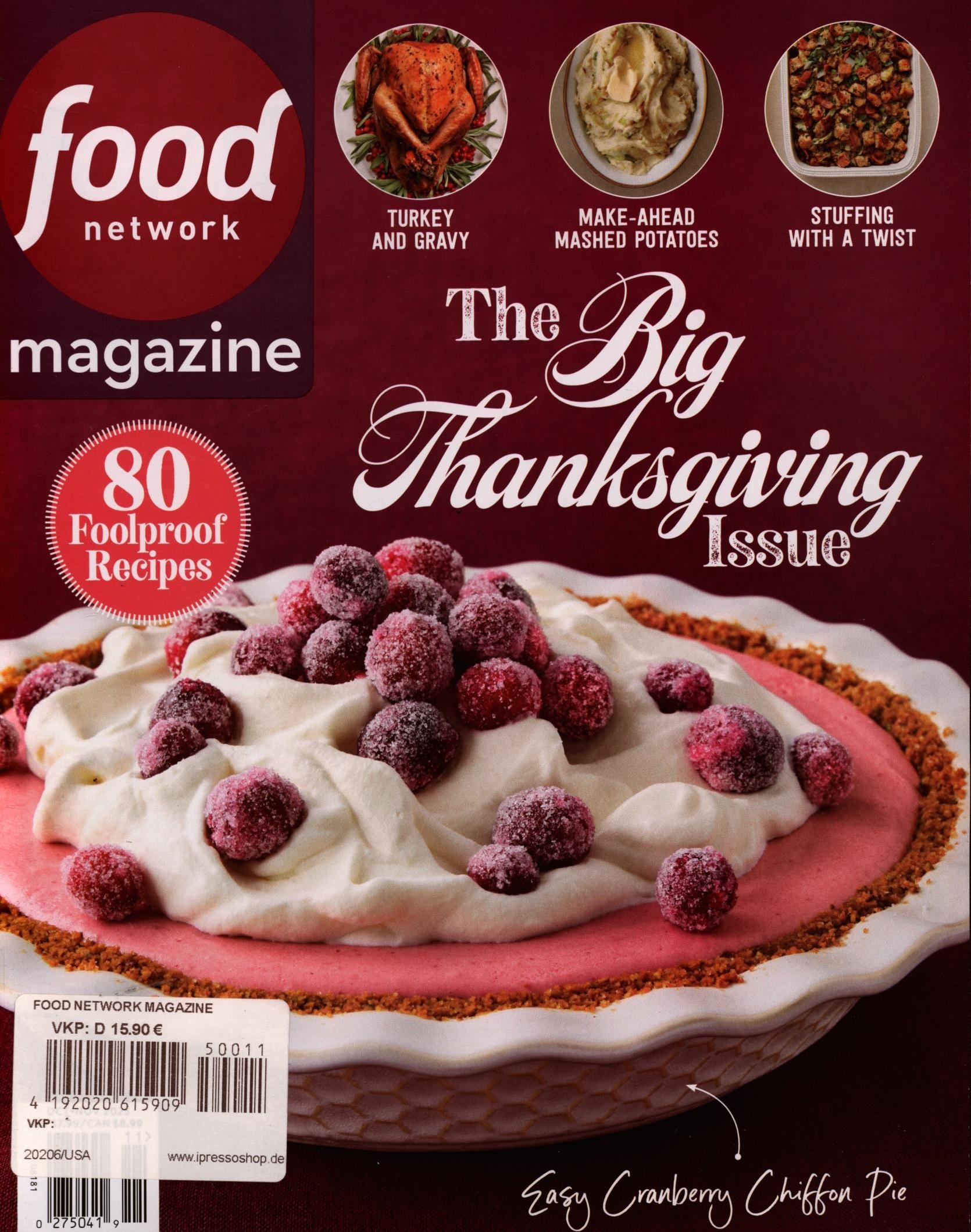 food network magazine 11/2025