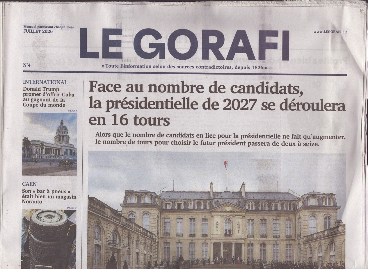 LE JOURNAL DU GORAFI 4/2026