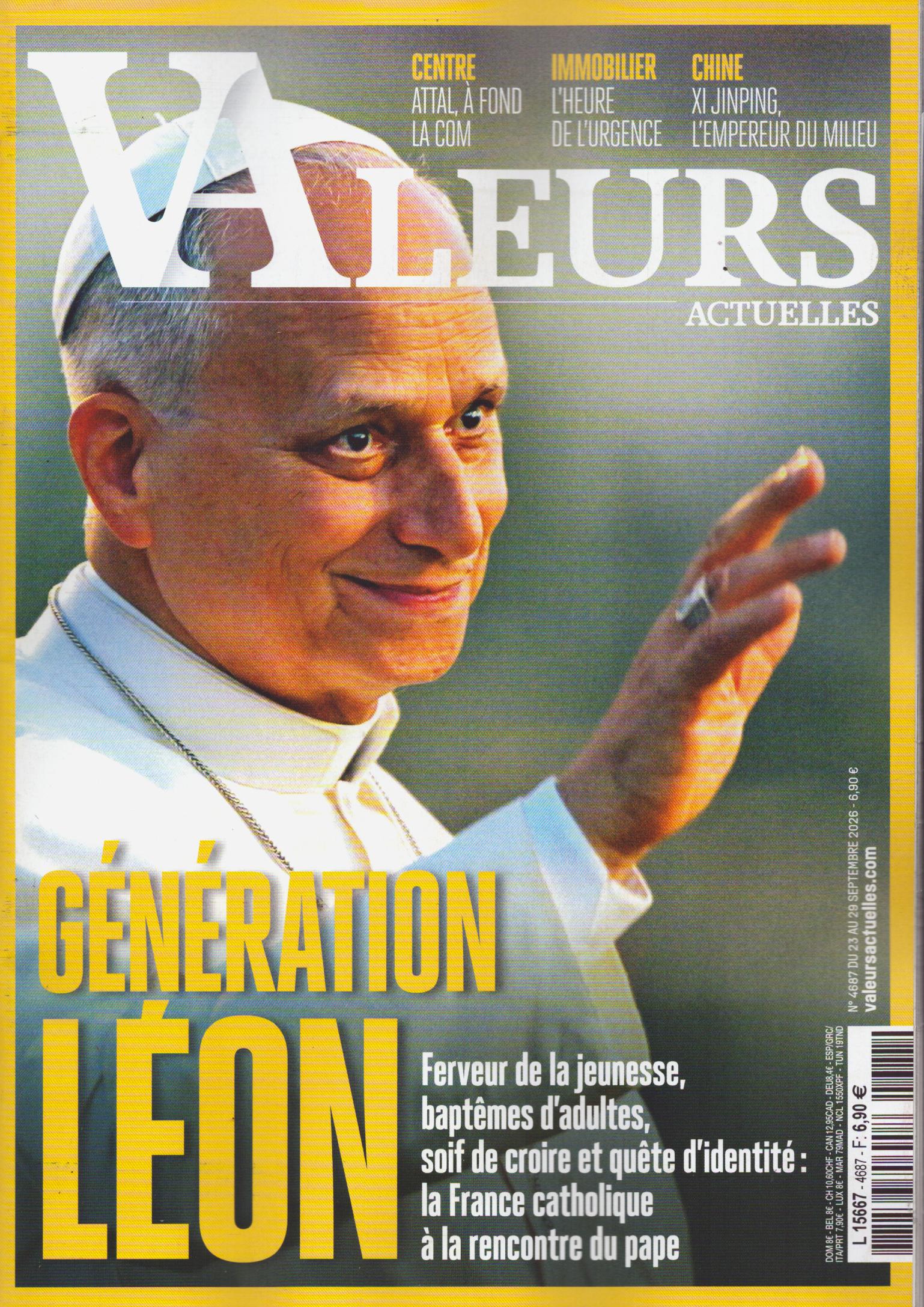 VALEURS ACTUELLES 4687/2026