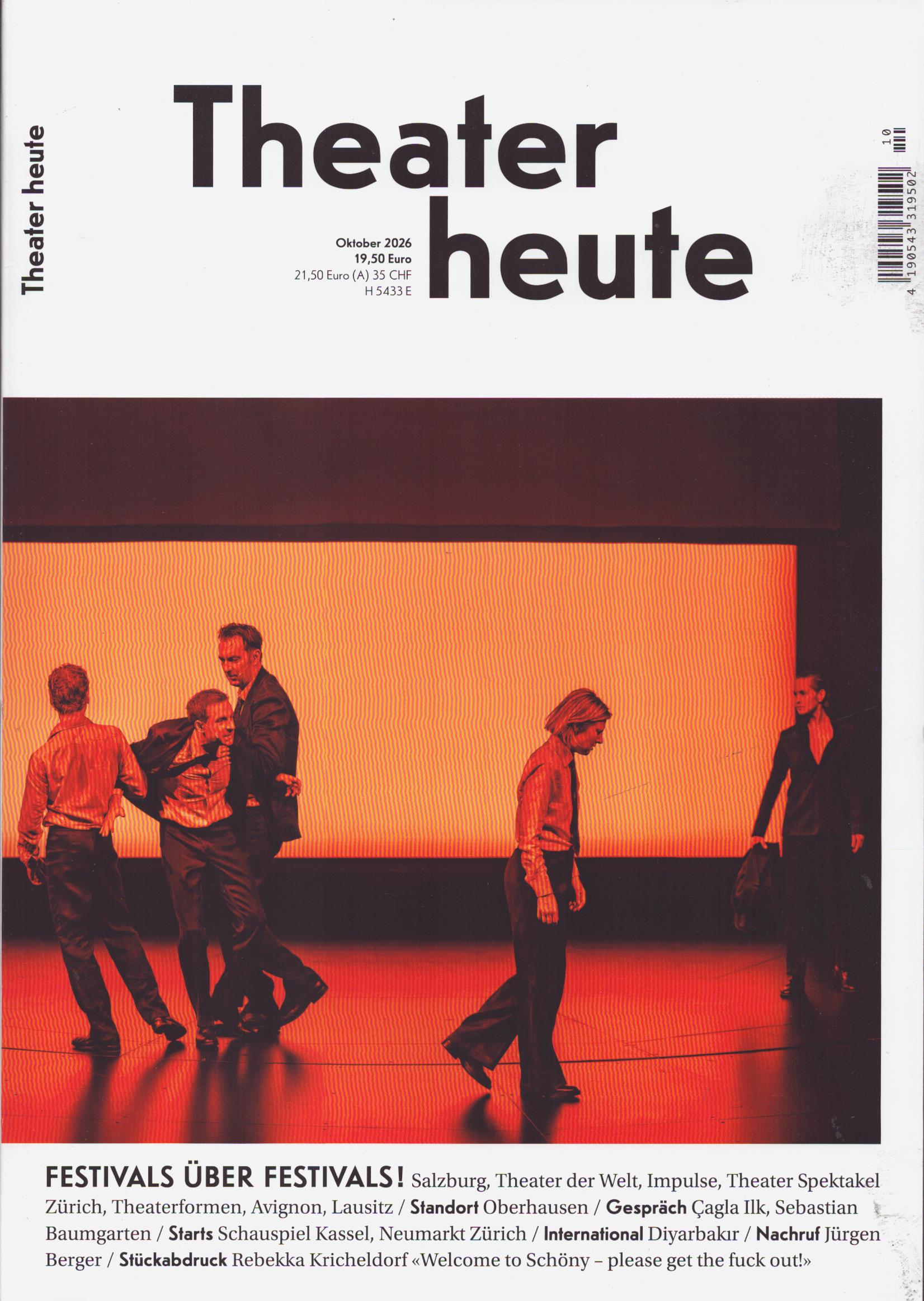 Theater heute 10/2026