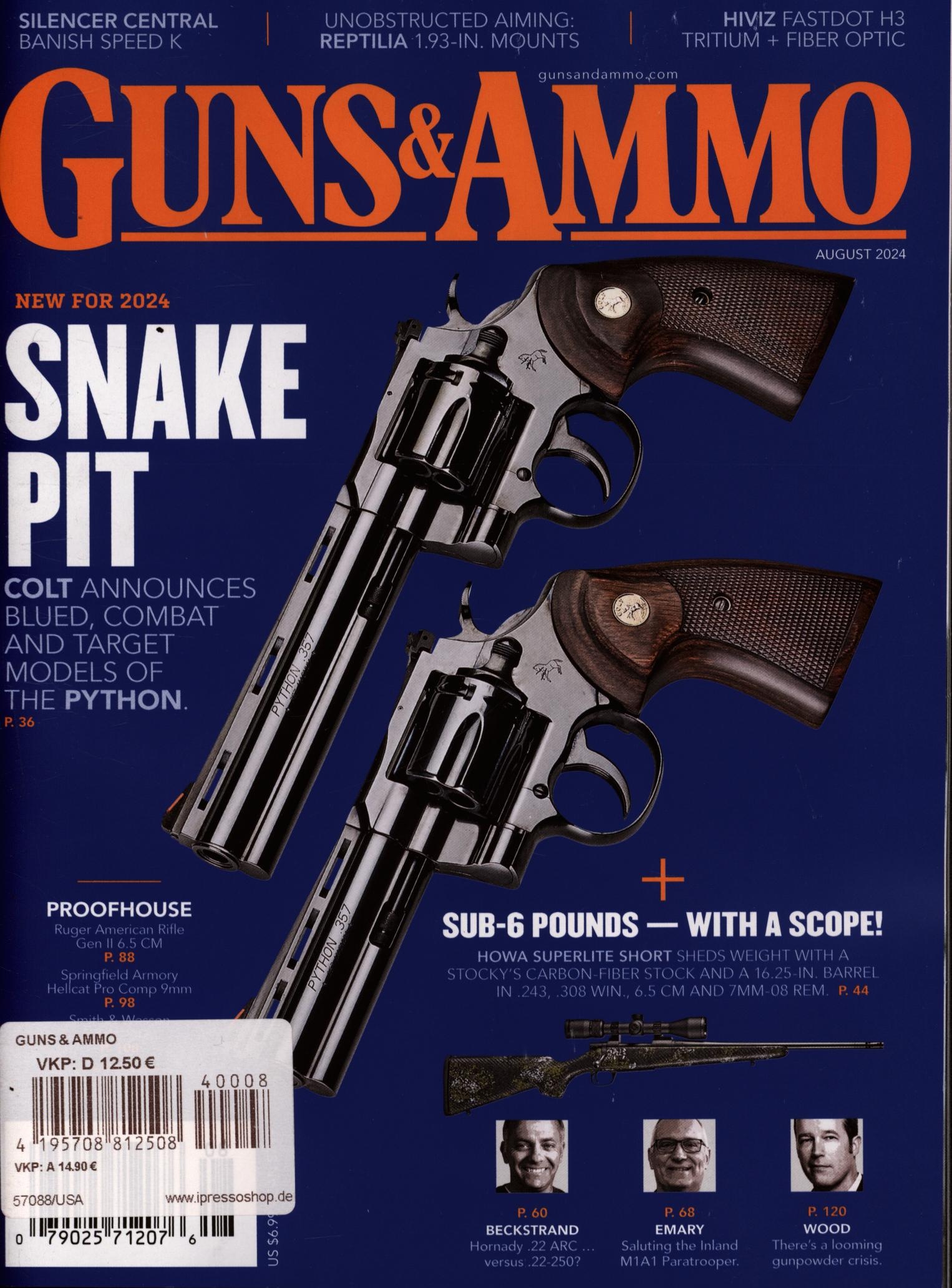 GUNS & AMMO 8/2024