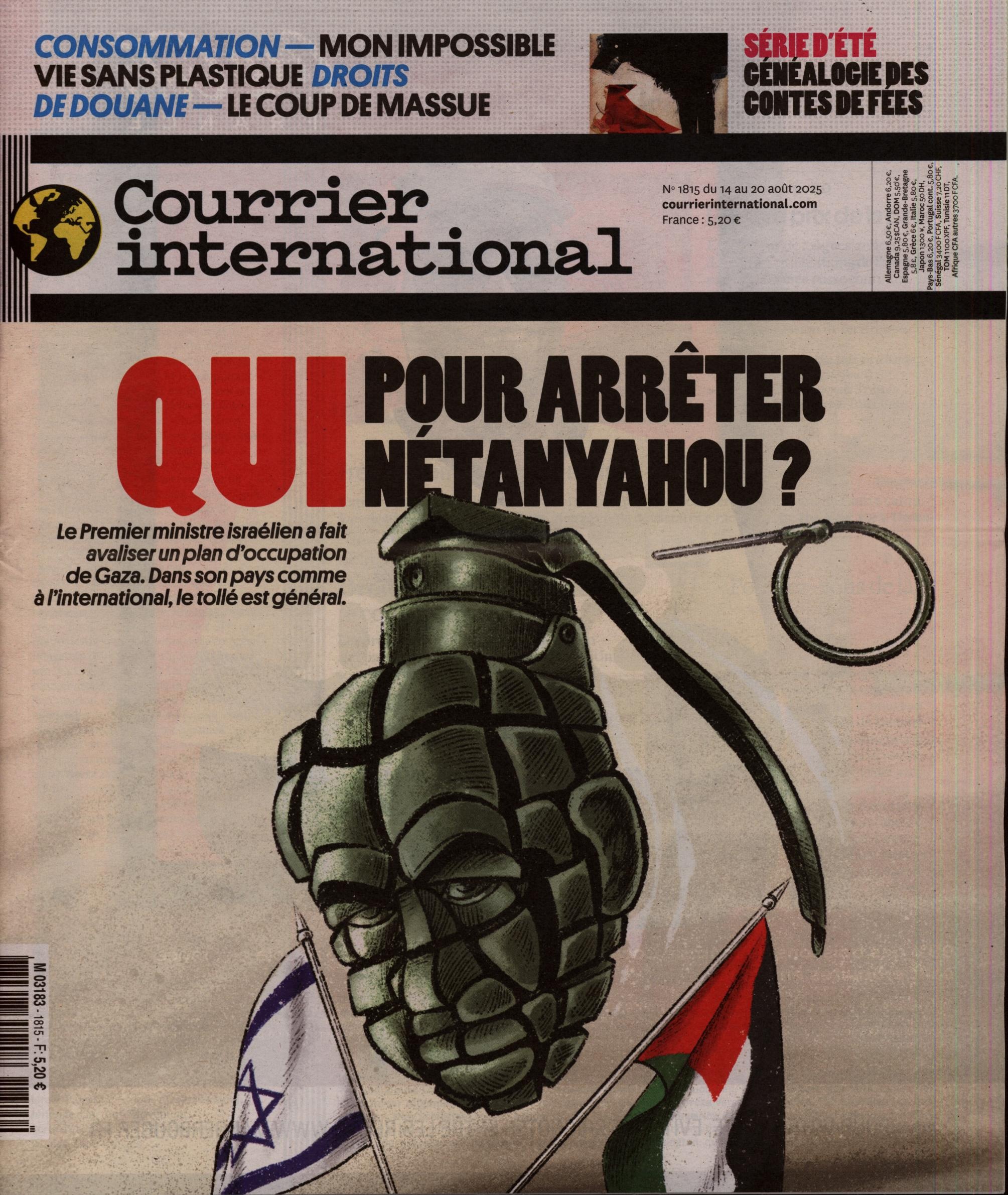 Courrier international 1815/2025