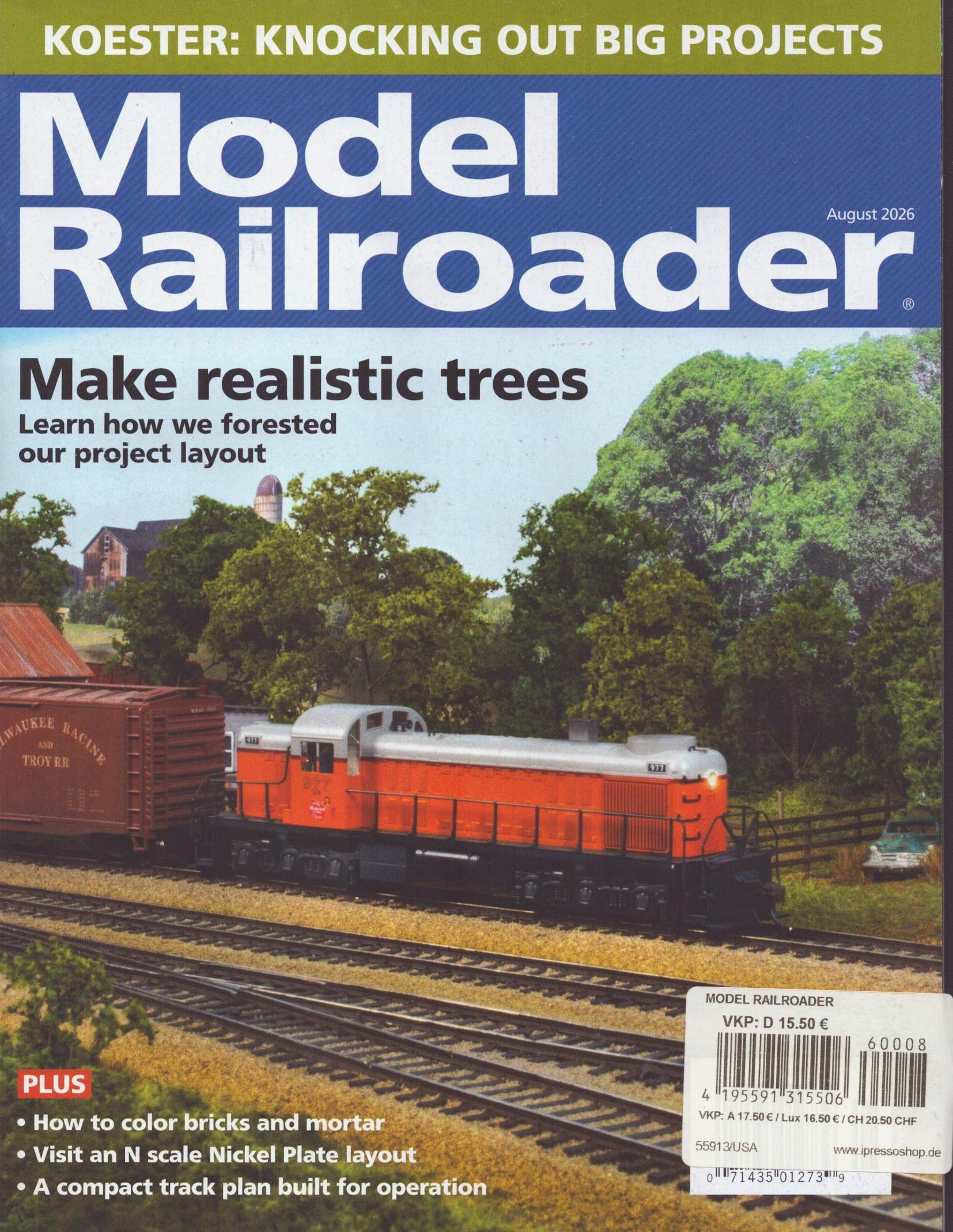 Model Railroader 8/2026
