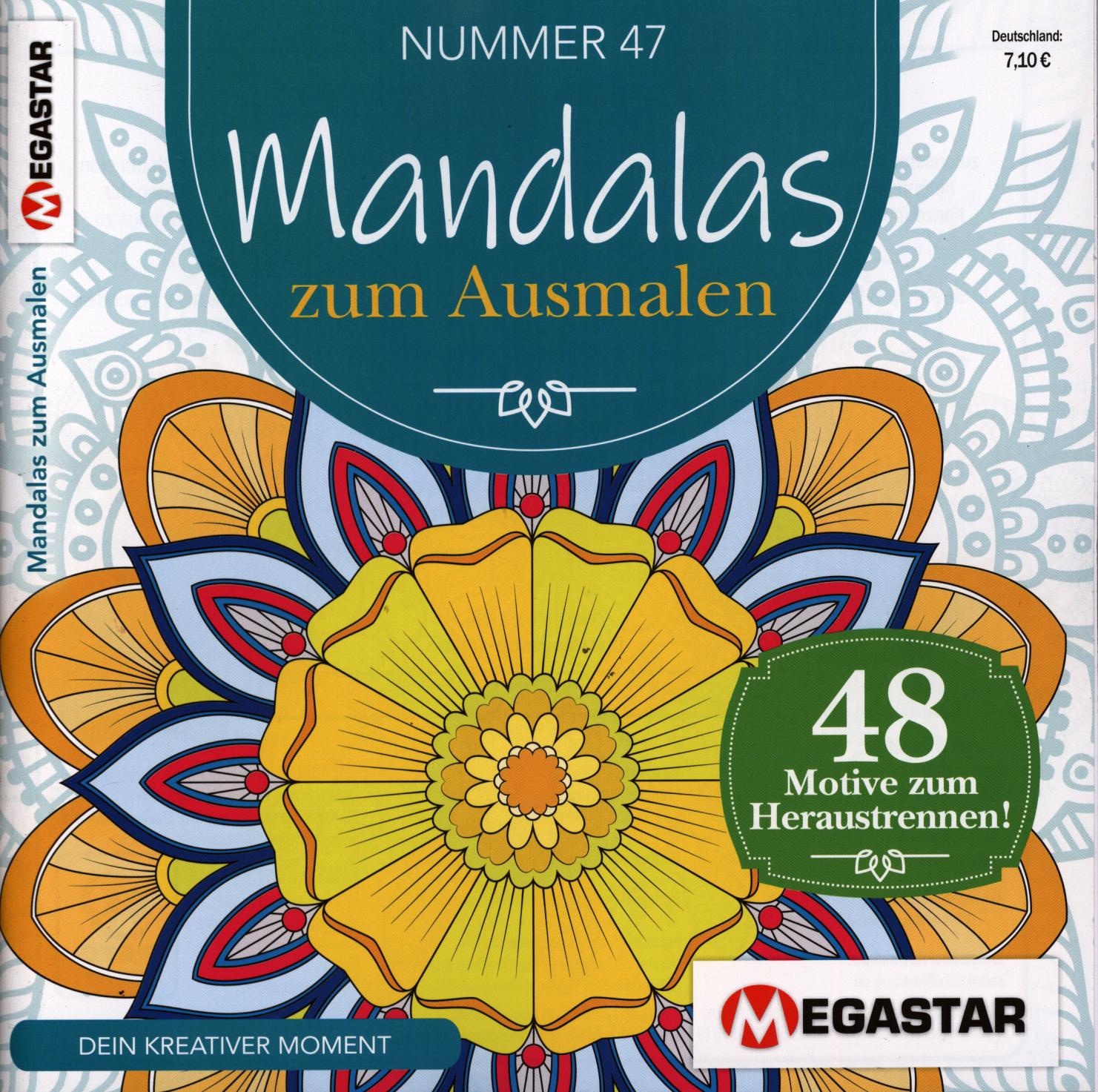 Mandalas zum Ausmalen 47/2025