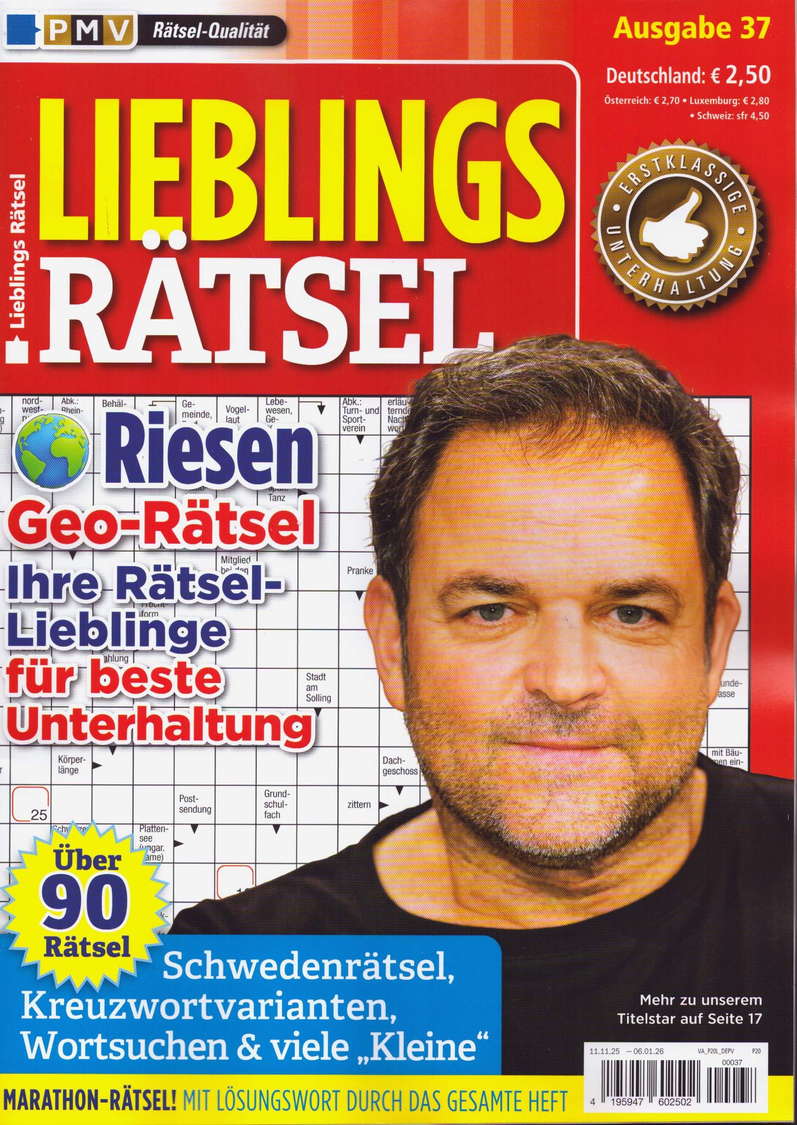 Lieblings Rätsel 37/2025
