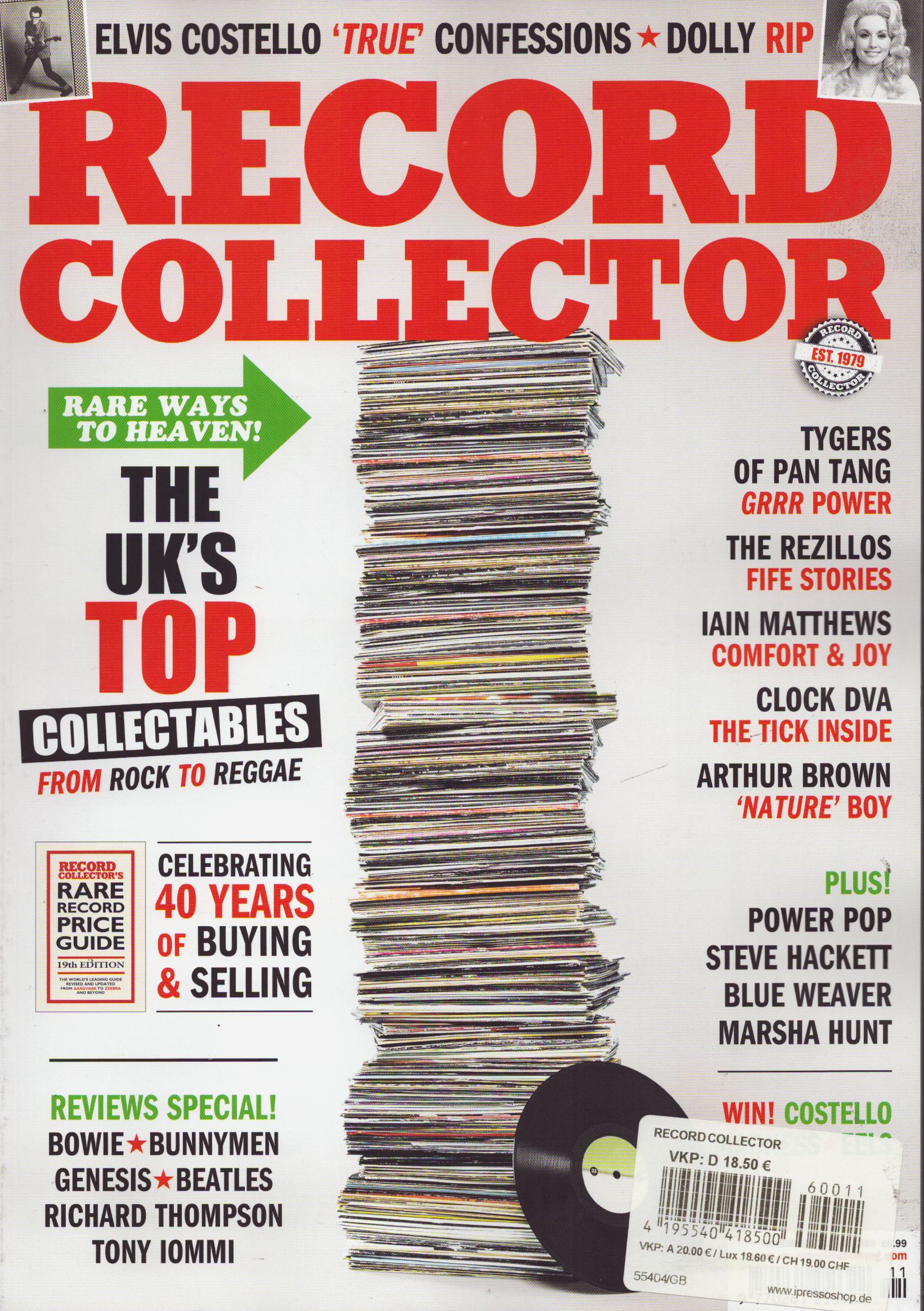 RECORD COLLECTOR 11/2026