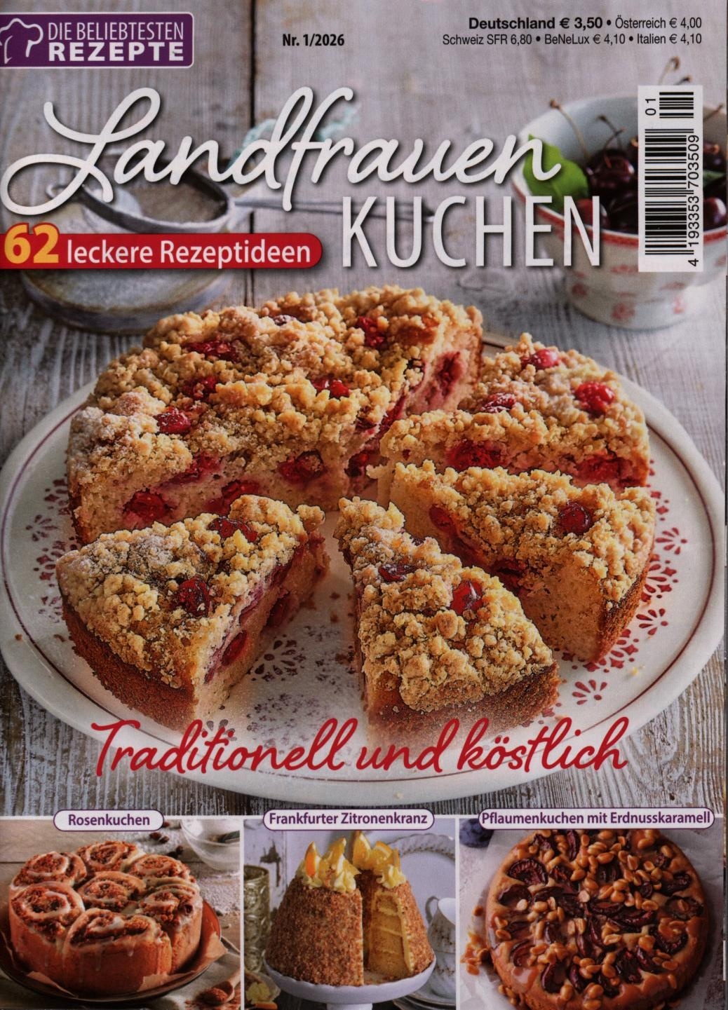 Die beliebtesten Rezepte 1/2026