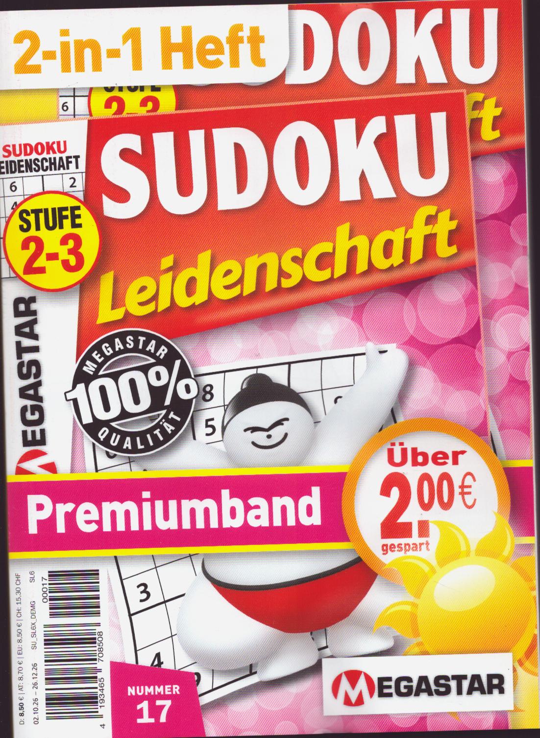 Sudoku Leidenschaft Premiumb. 17/2026