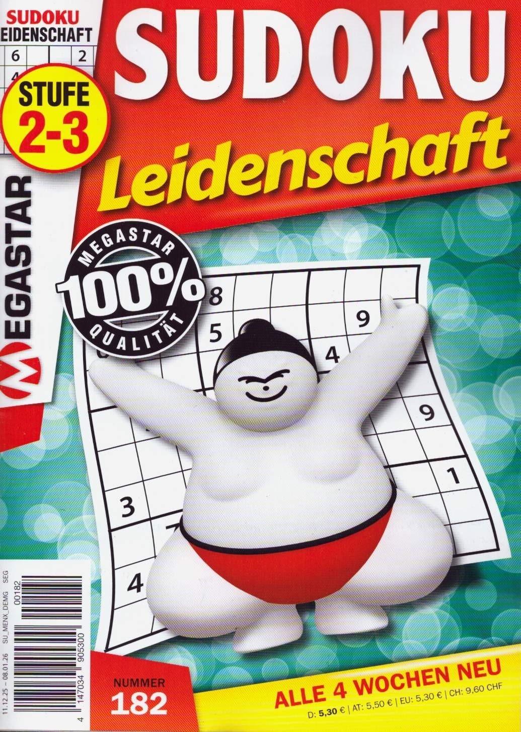 Sudoku Leidenschaft 182/2025