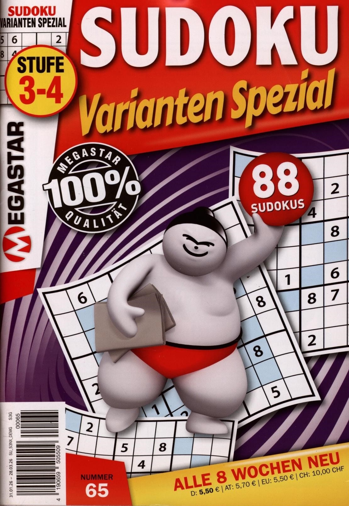 Sudoku Varianten Spezial 65/2026