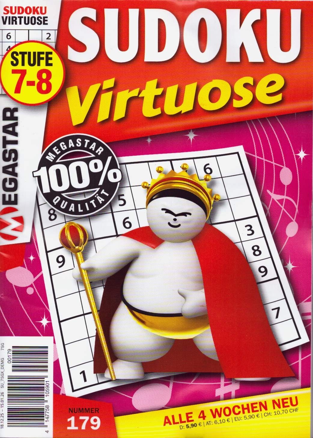 Sudoku Virtuose 179/2025