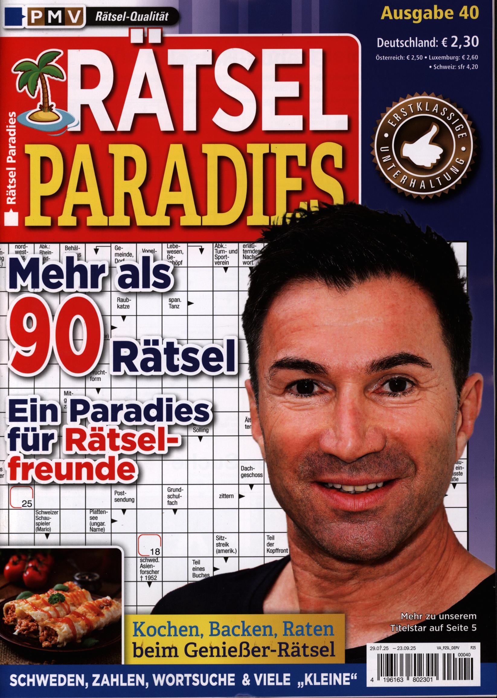 Rätsel Paradies 40/2025