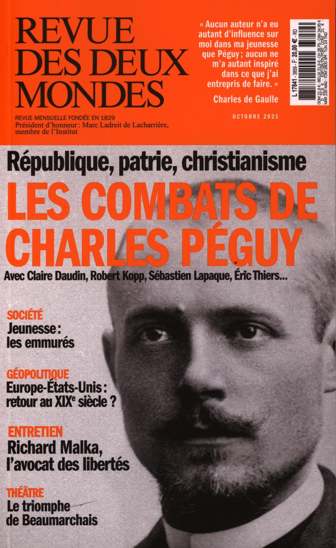 REVUE DES DEUX MONDES 3859/2025