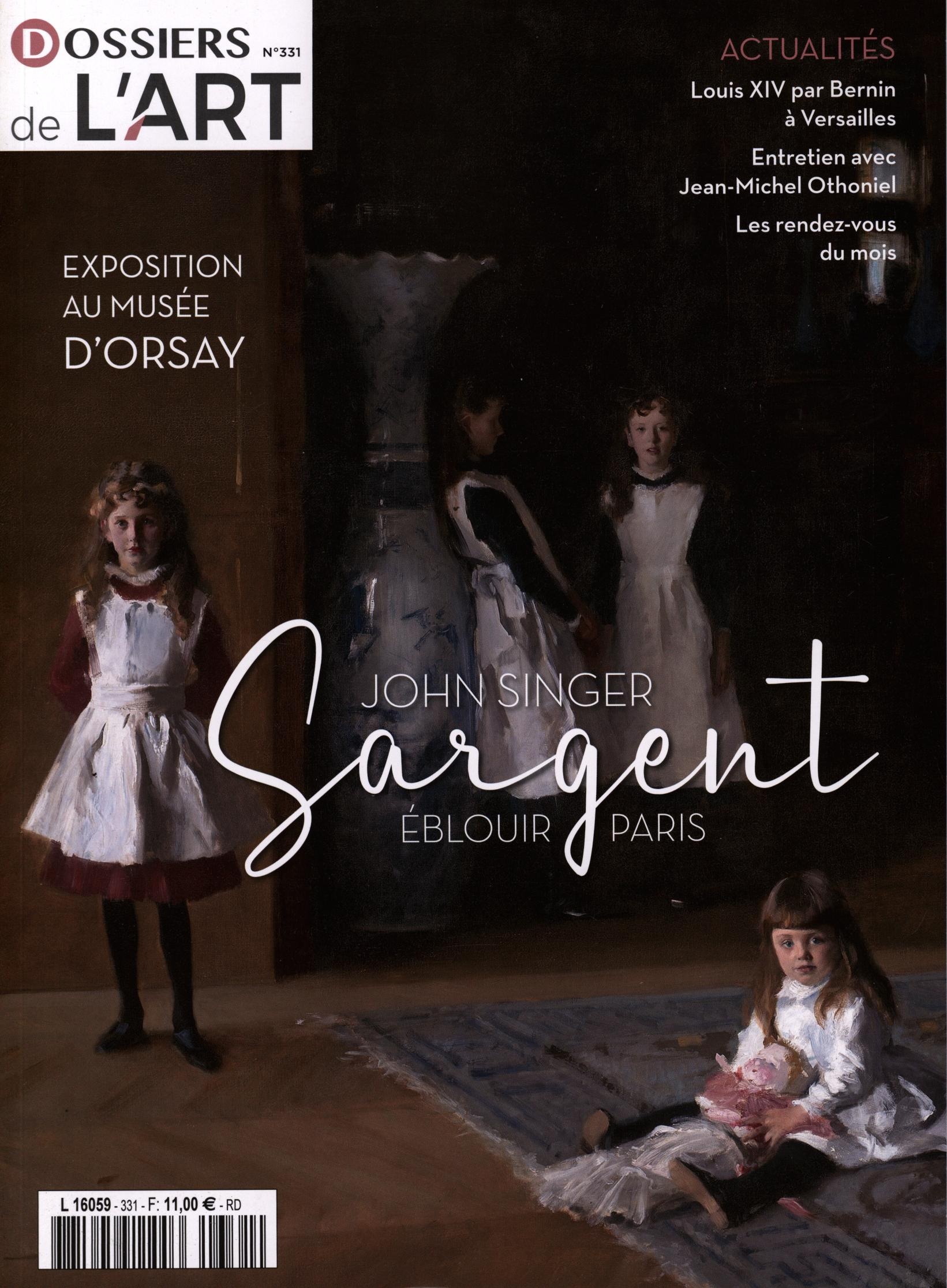 DOSSIER DE L'ART 331/2025