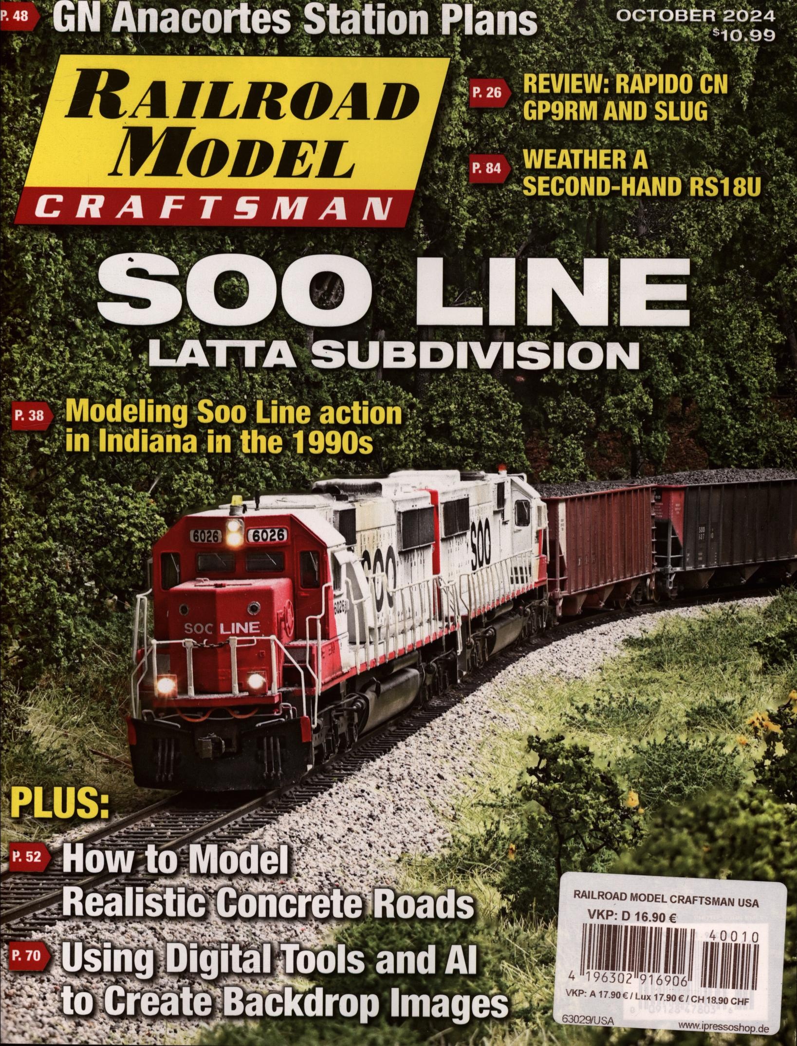 RAILROAD MODEL CRAFTSMAN 10/2024