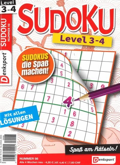 Denksport Sudoku Level 3-4 98/2025