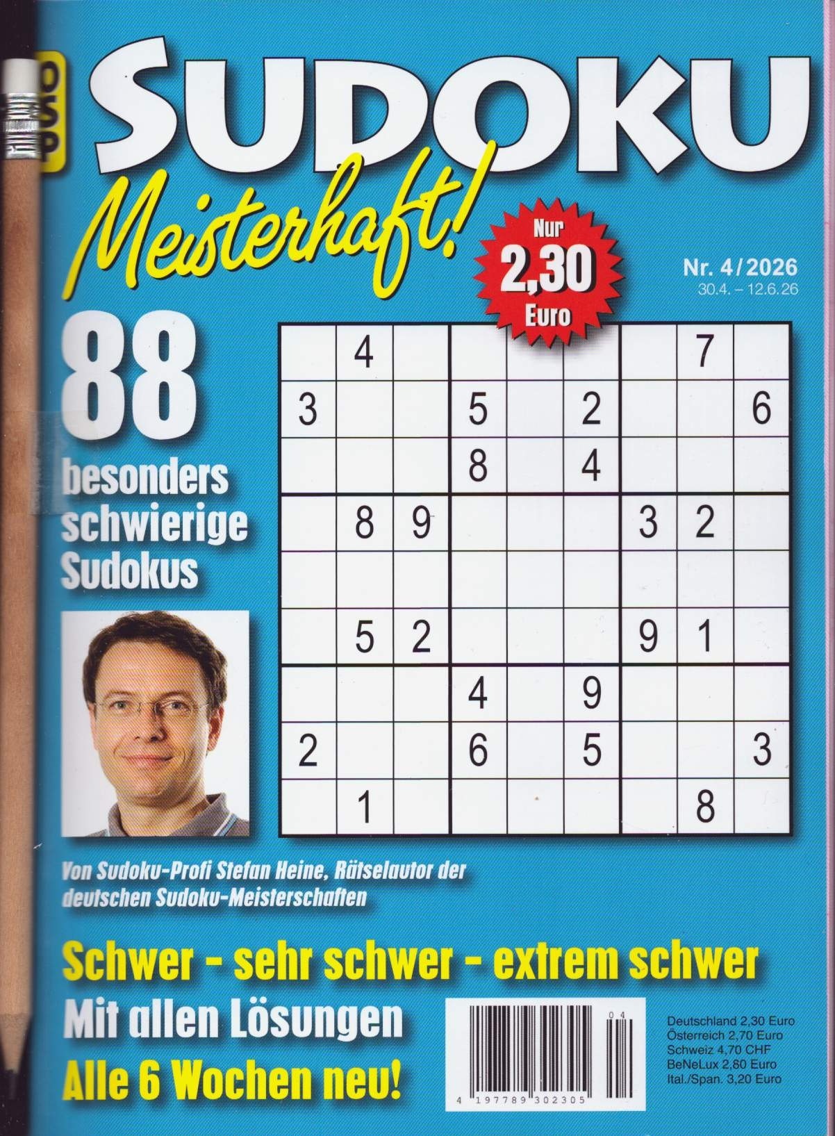 SUDOKU MEISTERHAFT 4/2026