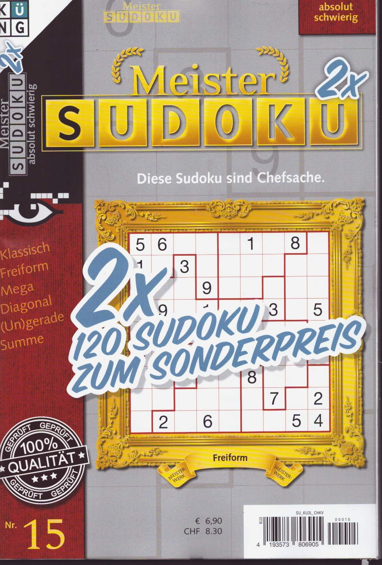 Meister Sudoku 2x 15/2026