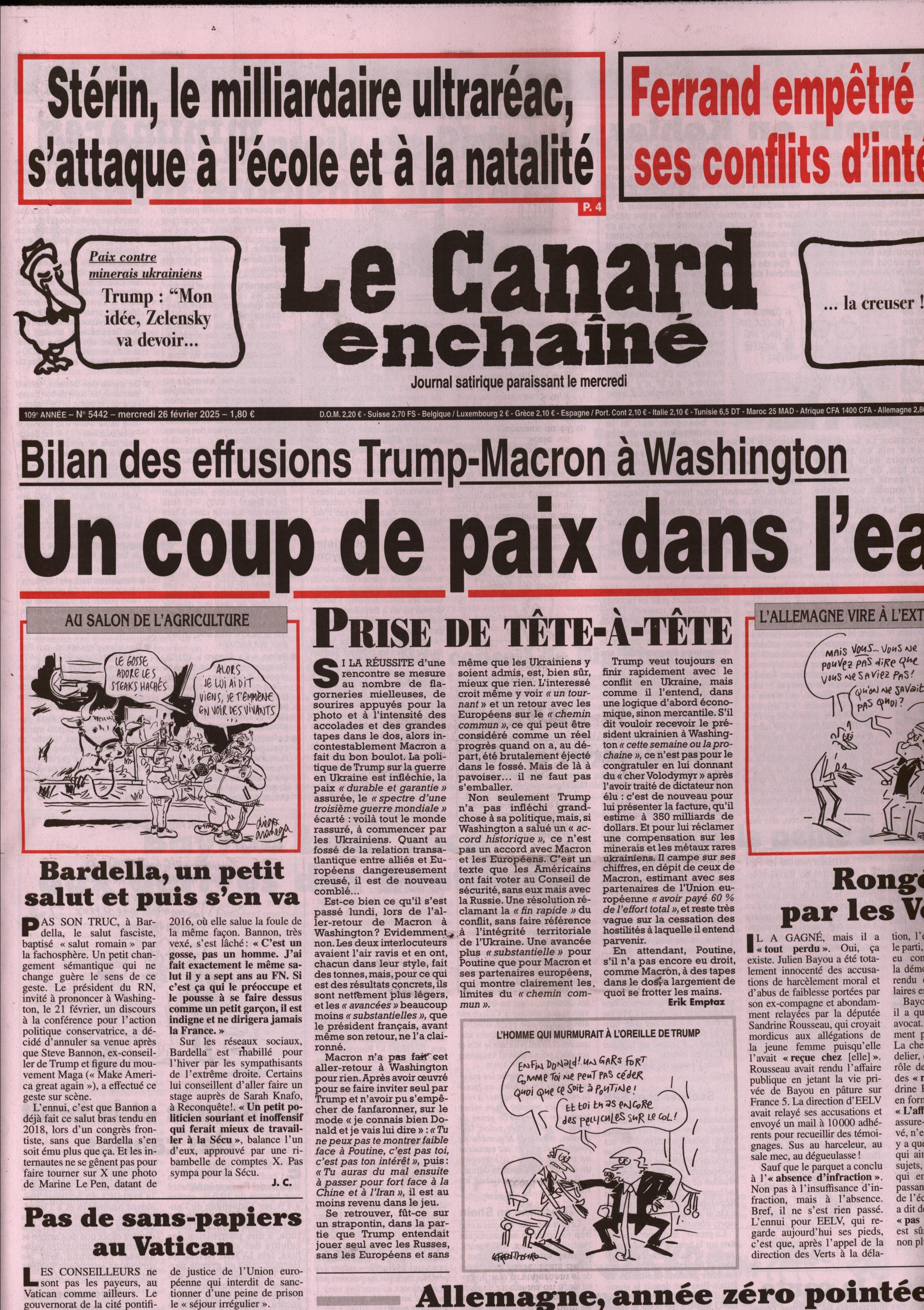 Le Canard enchaîné 5442/2025