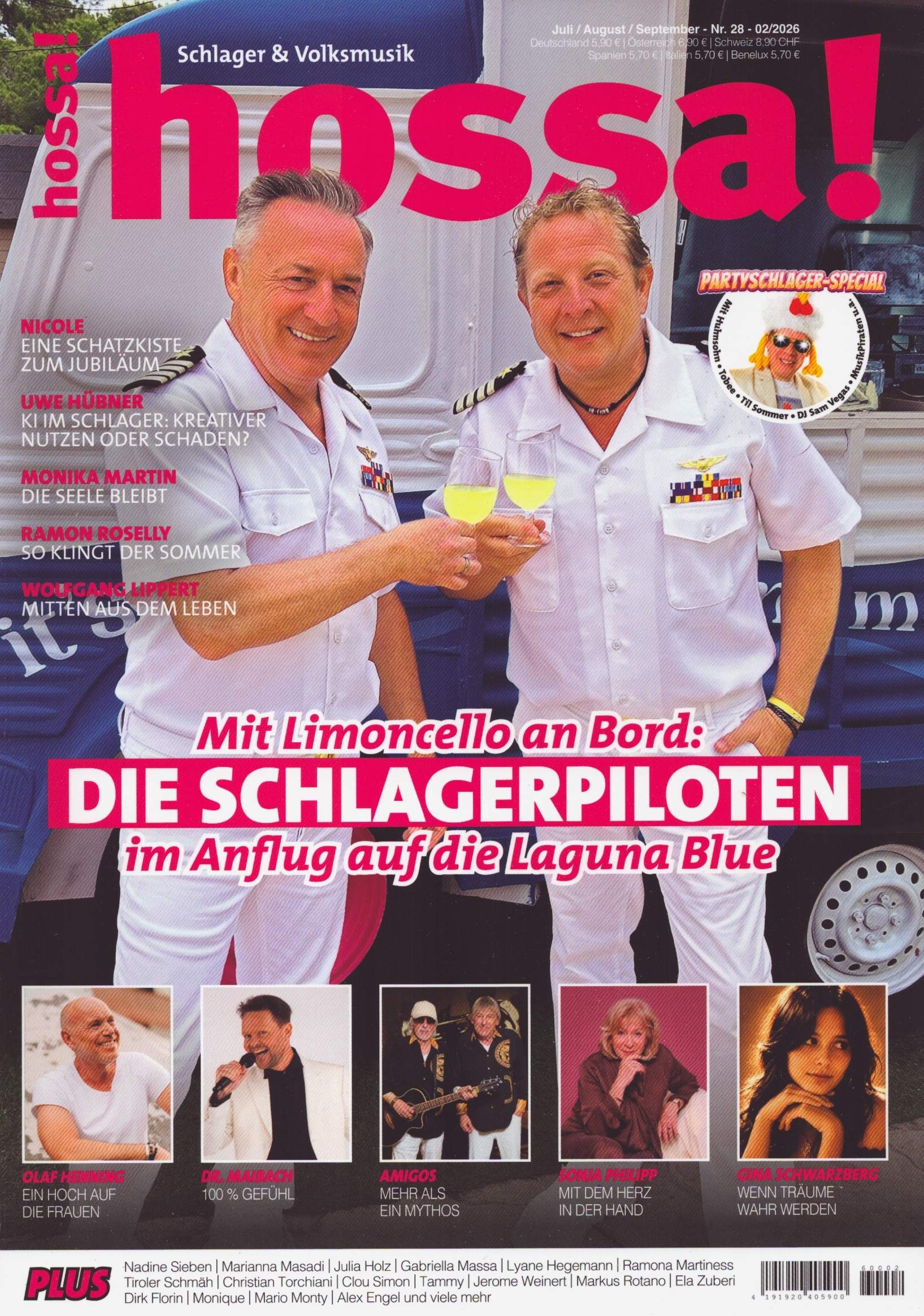 HOSSA! Das Magazin für Schlager- & Volksmusik 2/2026