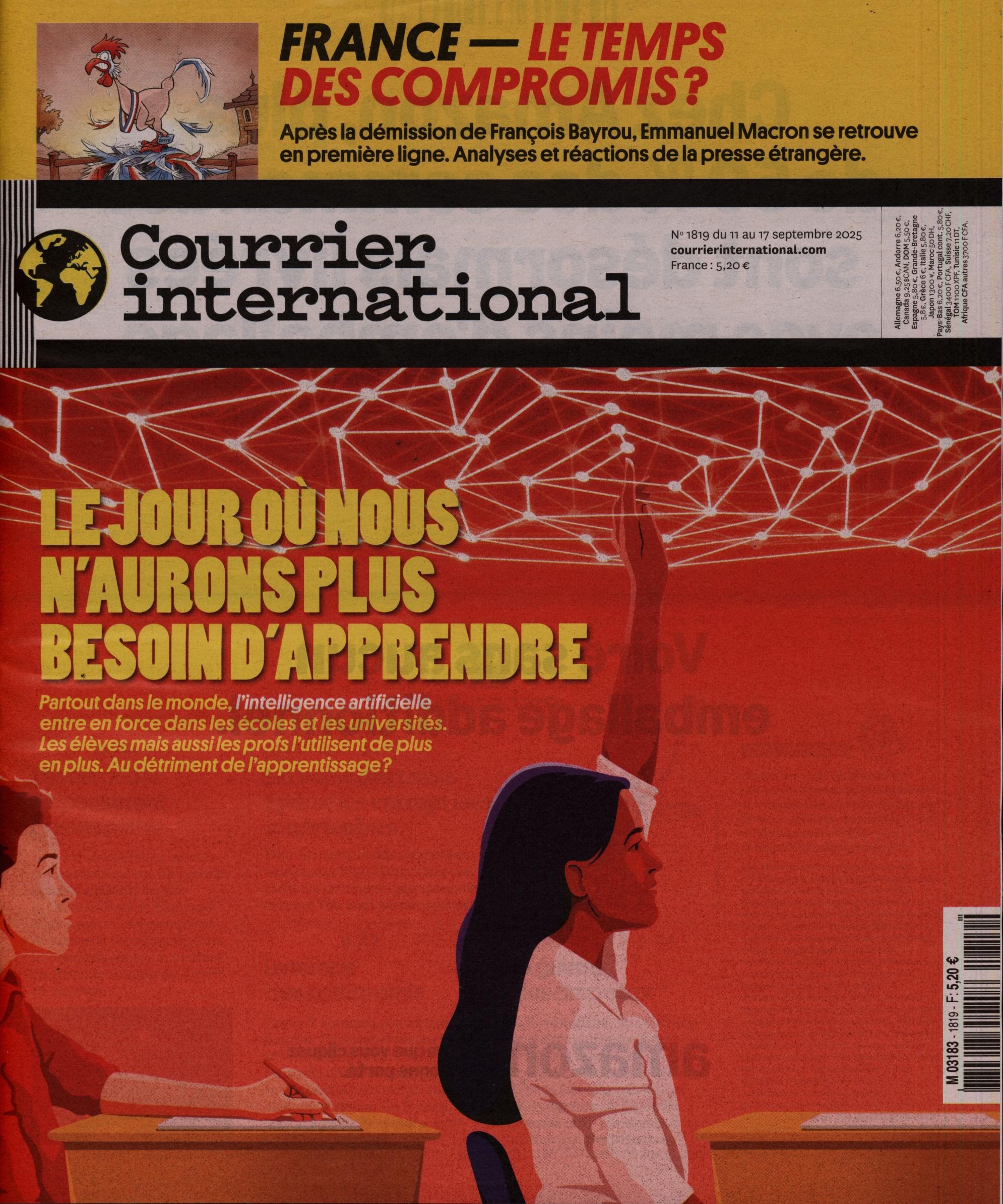 Courrier international 1819/2025