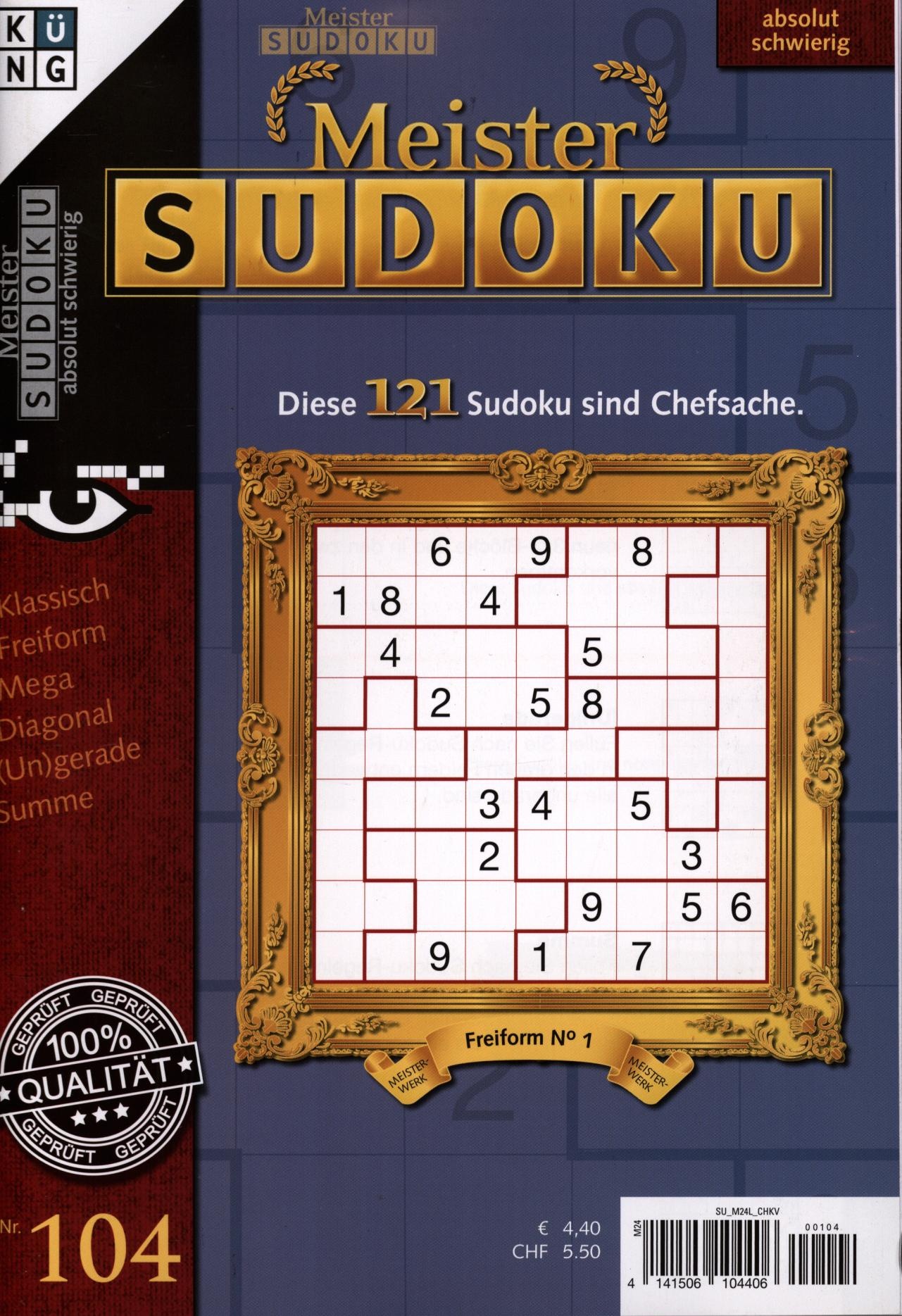 Meister Sudoku 104/2025