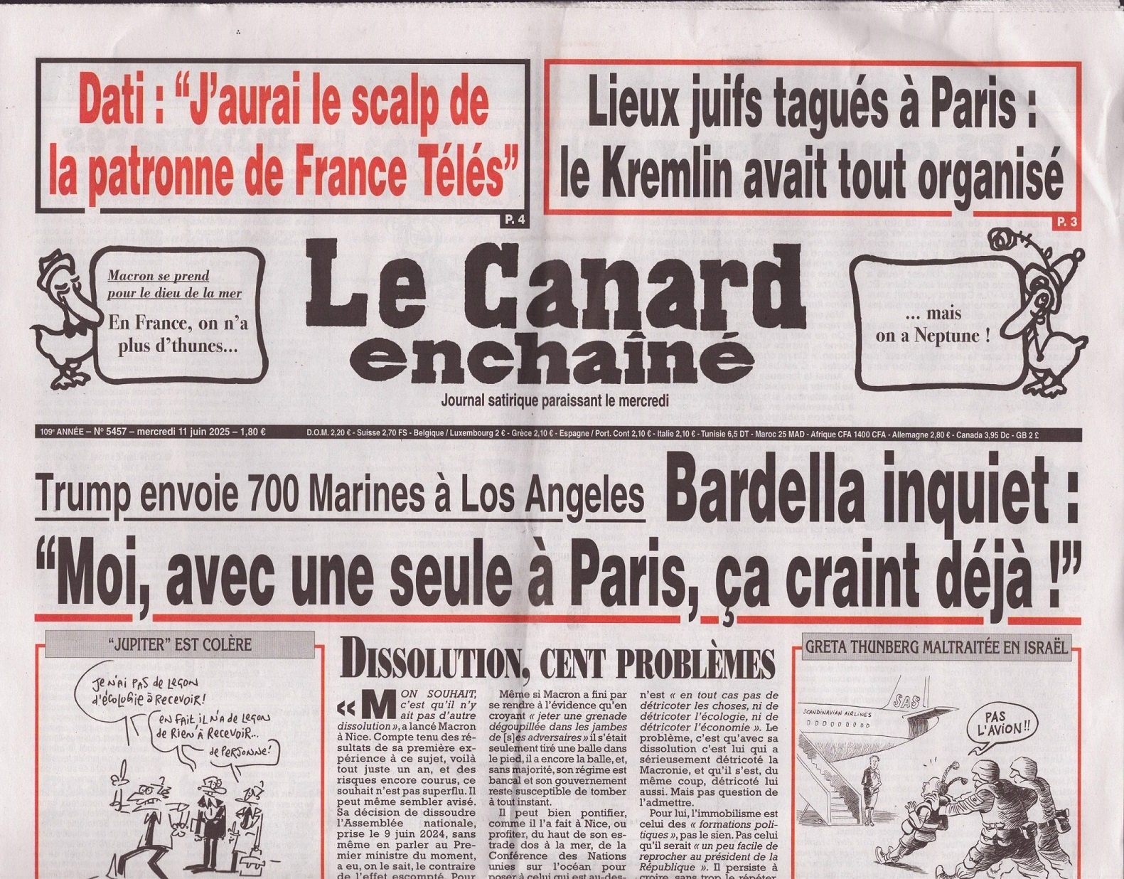 Le Canard enchaîné 5457/2025
